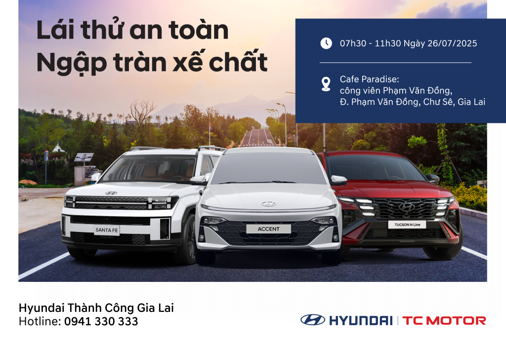 LÁI THỬ AN TOÀN – NGẬP TRÀN XẾ CHẤT